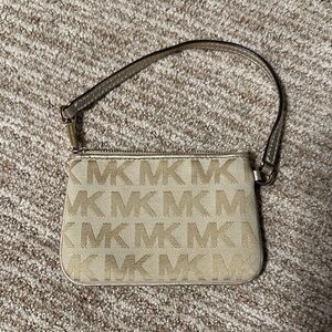 Michael Kors Gold Wristlet